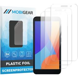 Mobigear Alcatel 1 Screenprotector Folie - Case Friendly (3-Pack)