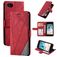 Mobigear Rhombus iPhone 7 Hoesje Bookcase Portemonnee - Rood