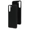 Mobiparts Samsung Galaxy S21 Plus Siliconen Hoesje Backcover - Zwart