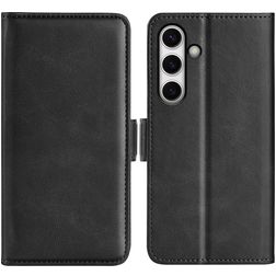 Mobigear Slim Magnet Samsung Galaxy S24 FE Hoesje Bookcase Portemonnee - Zwart