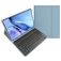 Mobigear Keys Samsung Galaxy Tab S10 Ultra Hoes QWERTY Bluetooth Toetsenbord Bookcase + Stylus Houder - Blauw