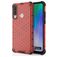 Mobigear Honeycomb Huawei Y6p Hoesje Hardcase Backcover Shockproof - Rood