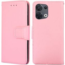 Mobigear Wallet OPPO Reno 8 5G Hoesje Bookcase Portemonnee - Roze