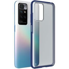 Mobigear Shockproof Xiaomi Redmi 10 4G Hoesje Hardcase Backcover Shockproof - Donkerblauw