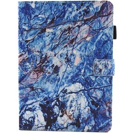 Mobigear Marble iPad 5 (2017) Hoes Bookcase - Blauw