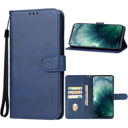 Mobigear Wallet HTC U23 Pro Hoesje Bookcase Portemonnee - Blauw