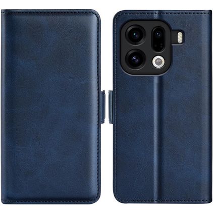 Mobigear Slim Magnet OPPO Find X9 Pro Hoesje Bookcase Portemonnee - Blauw