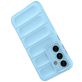 Mobigear Bumpy Samsung Galaxy S24 Hoesje Flexibel TPU Backcover - Rood