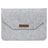 Mobigear Envelope Vilt Laptop Sleeve (max 20 cm x 31 cm) Laptophoes - Grijs