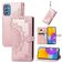 Mobigear Mandala Samsung Galaxy M52 Hoesje Bookcase Portemonnee - Roségoud