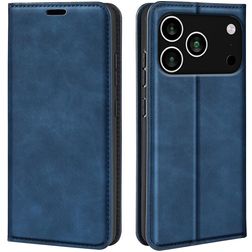 Mobigear Retro Slim iPhone 18 Pro Hoesje Bookcase Portemonnee - Donkerblauw