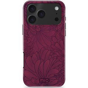 MIO iPhone 17 Pro Max MagSafe Hoesje Hardcase Backcover - Berry Blooms