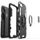 Mobigear Armor Ring iPhone 8 Hoesje Hardcase Backcover Shockproof met Ringhouder - Rood