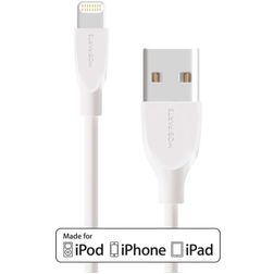 Mobiparts USB-A naar Apple Lightning Kabel MFI 1 Meter - Wit