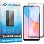 Mobigear Premium Vivo Y21s Glazen Screenprotector - Case Friendly - Zwart