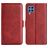 Mobigear Slim Magnet Samsung Galaxy M22 Hoesje Bookcase Portemonnee - Rood