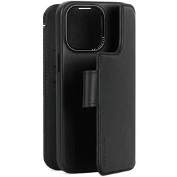 Decoded Detachable Wallet iPhone 15 Pro Max MagSafe Hoesje Echt Leer Uitneembare 2in1 Bookcase Portemonnee - Zwart