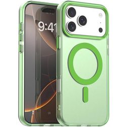 Mobigear Shockproof iPhone 18 Pro MagSafe Hoesje Hardcase Backcover - Groen