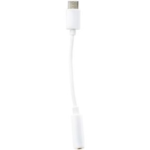 Xccess USB-C naar AUX 3.5mm Kabel 0.1 Meter - Wit