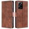 Mobigear Croco POCO X5 Pro Hoesje Bookcase Portemonnee - Cognac