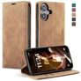 CaseMe 013 iPhone 17 Hoesje Bookcase Portemonnee - Bruin