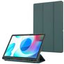 Mobigear Tri-Fold Gel Samsung Galaxy Tab A9 Plus (2023) Hoes TPU,Kunstleer Bookcase + Stylus Houder - Groen