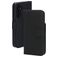 Mobiparts Samsung Galaxy A55 Hoesje Echt Leer Bookcase Portemonnee - Zwart