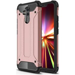 Mobigear Outdoor Huawei Mate 20 Lite Hoesje Hardcase Backcover Shockproof - Roségoud