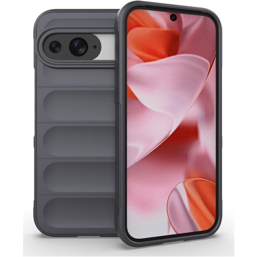 Mobigear Bumpy Google Pixel 9 Pro Hoesje Flexibel TPU Backcover - Grijs
