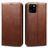 Suteni Art iPhone 11 Hoesje Bookcase Portemonnee - Bruin