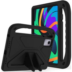 Mobigear AeroArmor Lenovo Tab P12 Kinder Tablethoes met Handvat + Stylus Houder - Zwart