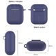 Mobigear Classic Apple AirPods 2 Hoesje Flexibel Siliconen - Groen