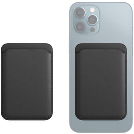 Mobigear Wallet Pasjeshouder - 3 Pasjes - MagSafe Compatible - Zwart