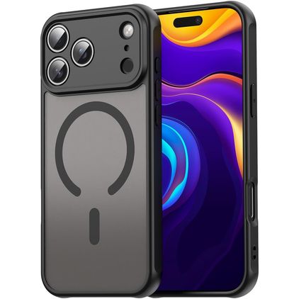 Mobigear Shockproof iPhone 18 Pro Max MagSafe Hoesje Hardcase Backcover - Zwart