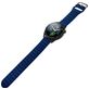 Mobigear Bumpy Siliconen Smartwatch Bandje Gespsluiting - Universeel 22 mm connector - Donkerblauw