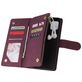 Mobigear Zipper Samsung Galaxy Note 10 Lite Hoesje Bookcase Portemonnee - Rood