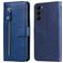 Mobigear Zipper Samsung Galaxy S23 Hoesje Bookcase Portemonnee - Blauw