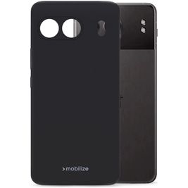 Mobilize Rubber Gelly OnePlus Nord 4 Hoesje Flexibel TPU Backcover - Zwart