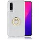 Mobigear Glitter Ring Huawei P30 Hoesje Flexibel TPU Backcover met Ringhouder - Zilver
