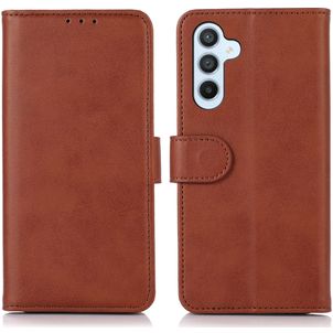 Mobigear Wallet Samsung Galaxy A35 Hoesje Bookcase Portemonnee - Bruin