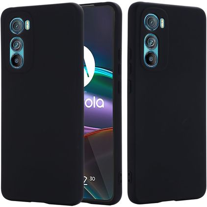 Mobigear Rubber Touch Motorola Edge 30 Siliconen Hoesje Backcover - Zwart