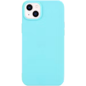 Mobigear Colors iPhone 14 Plus Hoesje Flexibel TPU Backcover - Blauw
