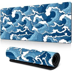 Mobigear Anti-Slip Muismat - 40 x 90 CM - Abstract Fluid 27