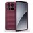 Mobigear Bumpy Xiaomi 15 Pro Hoesje Flexibel TPU Backcover - Bordeaux Rood