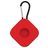 Mobigear Square Key Apple AirTag Hoesje Flexibel Siliconen Sleutelhanger - Rood