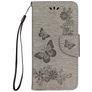 Mobigear Butterfly iPhone XS Hoesje Bookcase Portemonnee - Grijs