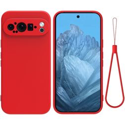 Mobigear Colors Google Pixel 9 Pro Hoesje Flexibel TPU Backcover - Rood