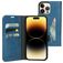 Mobiparts Classic Wallet iPhone 14 Pro Max Hoesje Bookcase Portemonnee - Steel Blue
