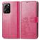 Mobigear Clover POCO X5 Pro Hoesje Bookcase Portemonnee - Magenta