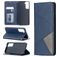 Mobigear Rhombus Slim Samsung Galaxy S21 Hoesje Bookcase - Blauw